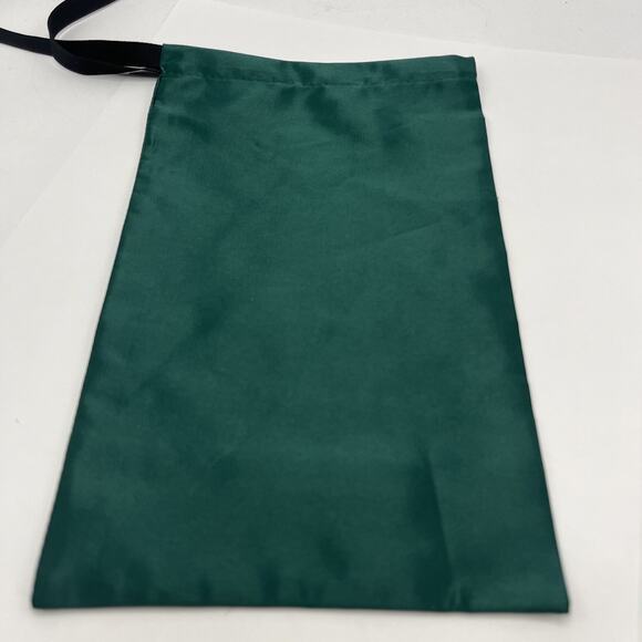 Gucci Dust Bag Pouch Soft Case Eyeglasses Sunglasses Drawstring Emerald Green - Picture 3 of 6